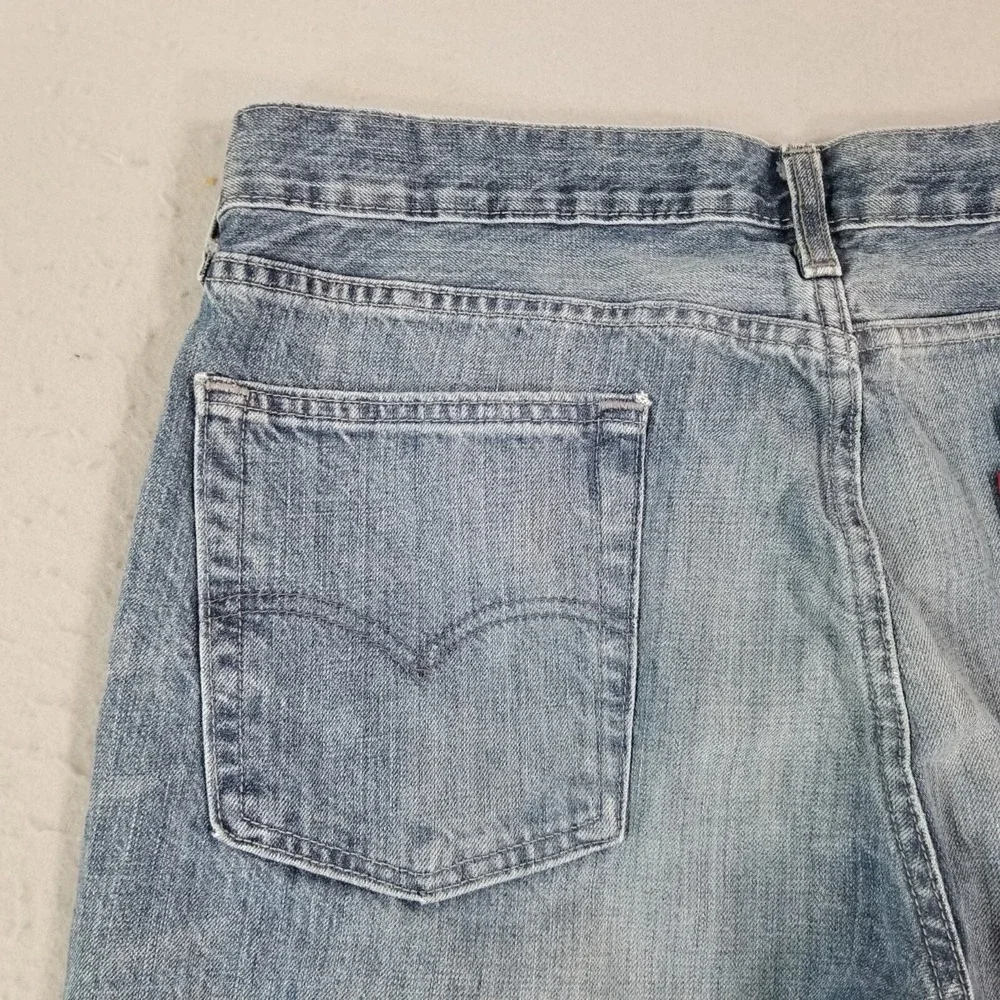Levi's 514 jeans men's 36x32 regular fit straight blue denim pants